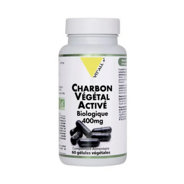Charbon végétal activé BIO 400 mg 60 gélules végétales VIT'ALL+ VIT'ALL+ buy supplements canada
