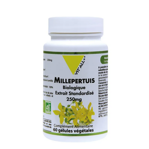 Millepertuis BIO Extrait standardisé 250 mg 60 gélules VIT'ALL+ VIT'ALL+ buy supplements canada