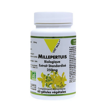 Millepertuis BIO Extrait standardisé 250 mg 60 gélules VIT'ALL+ VIT'ALL+ buy supplements canada
