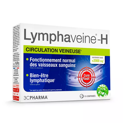 Lymphaveine -H: venous circulation and hemorrhoids 3C PHARMA 15 tablets 3C PHARMA buy supplements canada