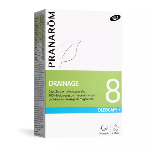 Oleocaps + 8 BIO Drainage 30 capsules PRANAROM PRANARÔM buy supplements canada