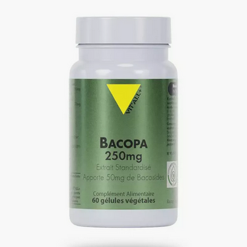 Bacopa Extrait standardisé 60 comprimés VIT'ALL+ VIT'ALL+ buy supplements canada