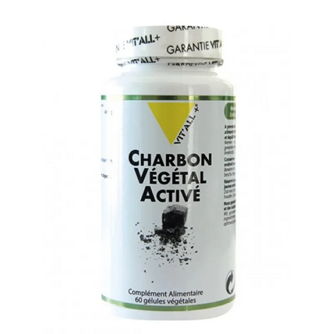Charbon végétal activé 60 gélules VIT'ALL+ VIT'ALL+ buy supplements canada
