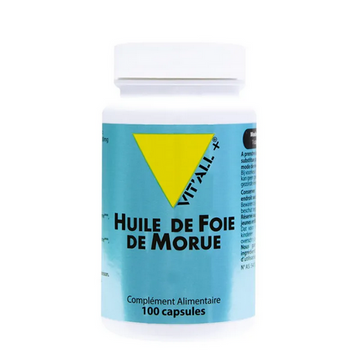 Huile de Foie de Morue 100 capsules VIT'ALL+ VIT'ALL+ buy supplements canada