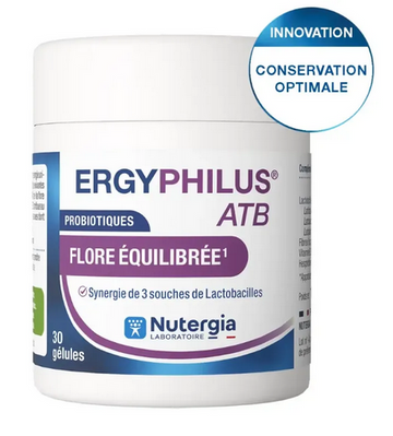 NUTERGIA - Ergyphilus ATB: Probiotic Supplement for Antibiotic Support 30 Capsules Nutergia buy supplements canada