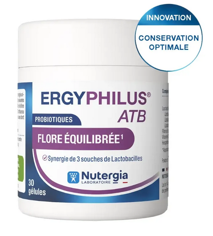 NUTERGIA - Ergyphilus ATB: Probiotic Supplement for Antibiotic Support 30 Capsules Nutergia buy supplements canada