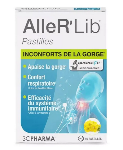 3C PHARMA - Aller'Lib Pastilles à Sucer : Respiratory Comfort Lozenges 16 Pastilles 3C PHARMA buy supplements canada