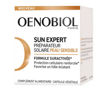 OENOBIOL - Sun Expert Solar Preparer Sensitive Skin : Sun Protection Supplement 30 Capsules TrustMedUSA buy supplements canada