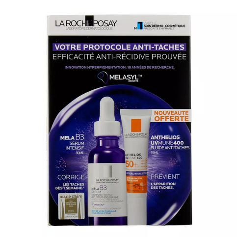 La Roche Posay Mela B3 Anti-Dark Spot Protocol Intensive Serum 30ml & Anthelios UVMUNE 400 Anti-Dark Spot Fluid 15ml LA ROCHE POSAY buy supplements canada