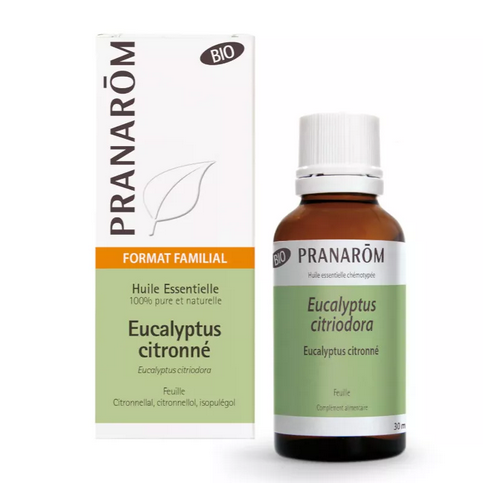 Huile essentielle Eucalyptus citronné BIO FORMAT FAMILIAL 30 ml PRANAROM