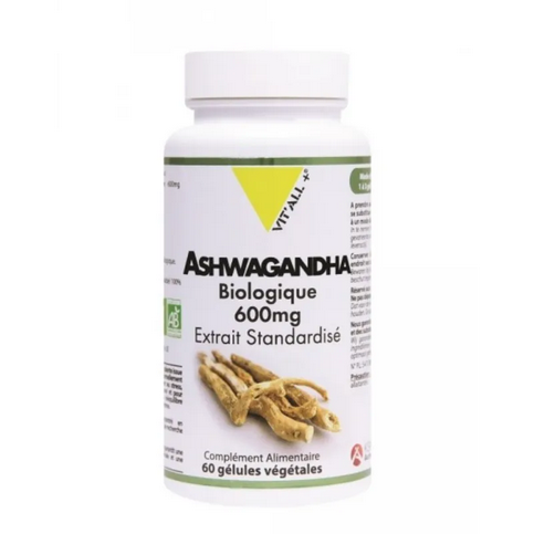 Ashwagandha 600mg BIO 60 capsules VIT'ALL+