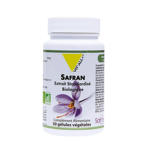 Safran BIO Extrait standardisé 30 gélules VIT'ALL+