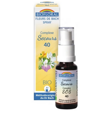 Fleur de Bach Complexe Secours 40 Spray 20ml BIOFLORAL