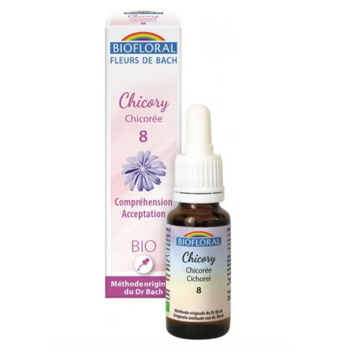 Fleur de Bach BIO Chicory (Chicorée) Flacon 20 ml BIOFLORAL