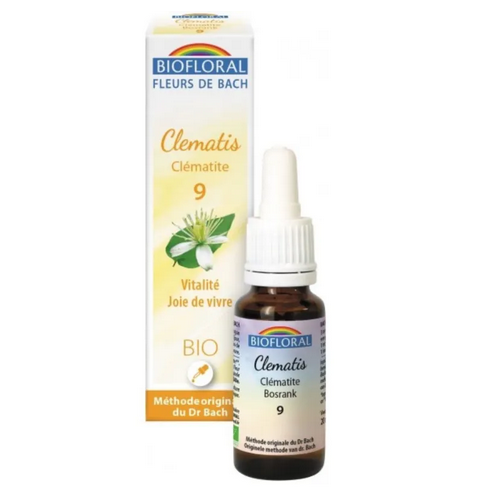 Fleur de Bach BIO Clematis (Clématite) Flacon 20 ml BIOFLORAL