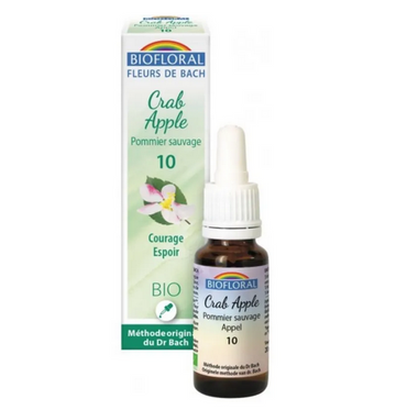 Fleur de Bach BIO Crab Apple (Pommier sauvage) Flacon 20 ml BIOFLORAL