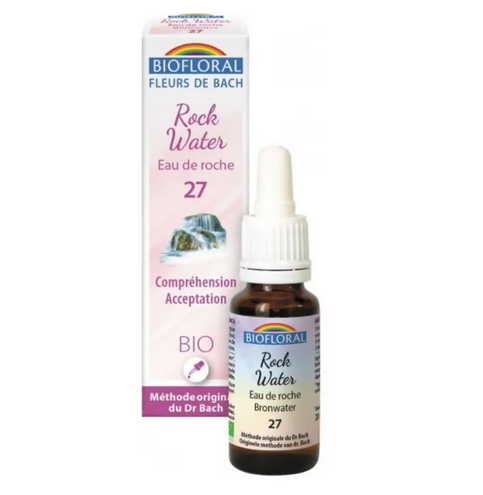 Fleur de Bach BIO Rock water (Eau de roche) Flacon 20 ml BIOFLORAL