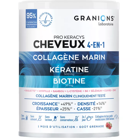 Granions Pro Keracys Hair 4-in-1 Collagen + Keratin + Biotin 300g