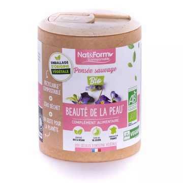Nat & Form Pensee Sauvage Bio 200 Vegetable Capsules Eco