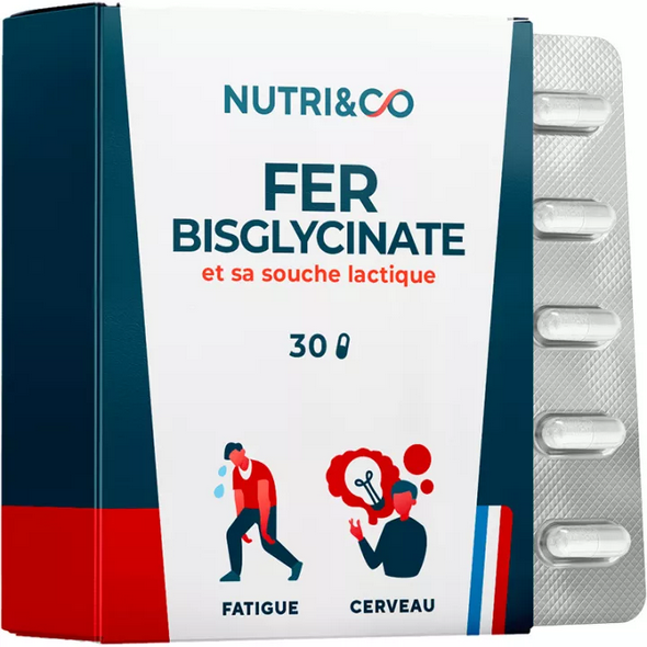 Nutri&Co Lactic Strain Iron 30 Capsules