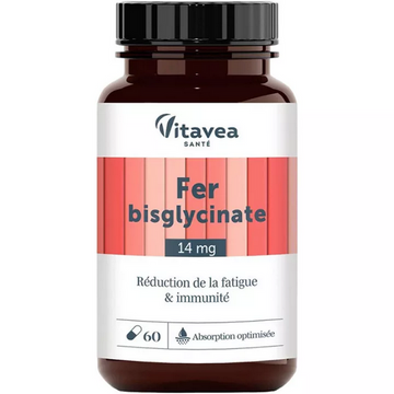 Vitavea Iron Bisglycinate 14 mg Fatigue & Immunity 60 capsules