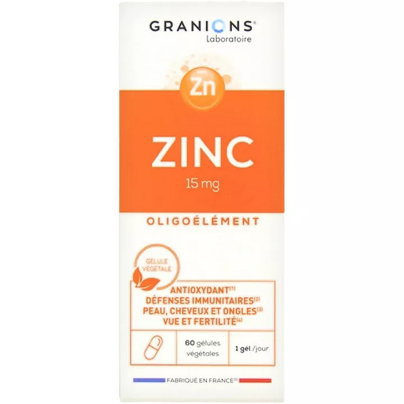 Granions Zinc 15mg Immune Defense 60 capsules
