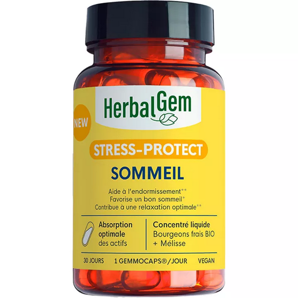Herbalgem Stress-Protect Sommeil 30 capsules