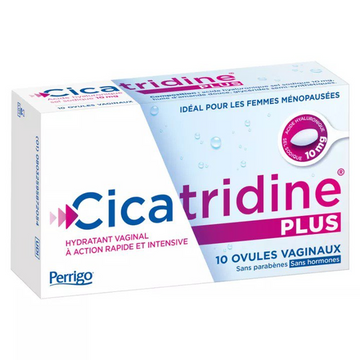 Cicatridine Plus x10 vaginal ovules Hyaluronic acid - a solution against intimate dryness