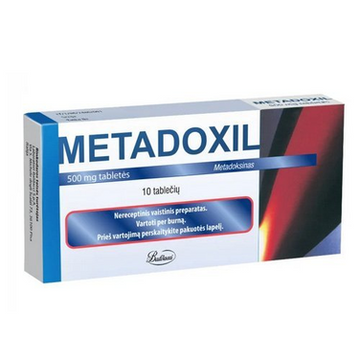 2X 10 tabs Metadoxil Baldacci 500 mg Metadoxinum 20 tabs Baldacci