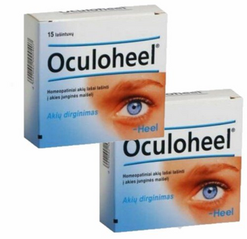 2x 15 vials Heel Oculoheel Homeopathic Eye Drop Vials - 0.45Ml