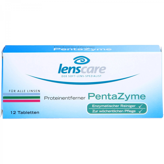 LENSCARE PentaZyme protein remover tablets 12 pcs