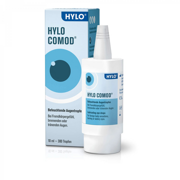 HYLO COMOD moisturizing eye drops, 10 ml solution