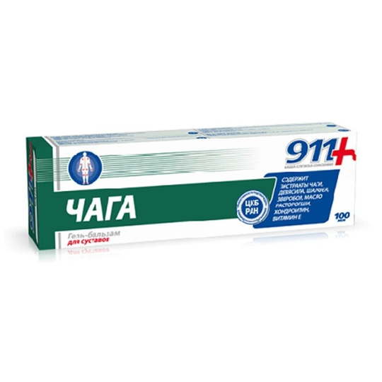 911 Chaga caga ciaga chiaga warming body balm-gel чага, 100 ml