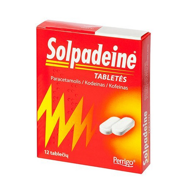 Solpadeine tablets for pain and fever, N12