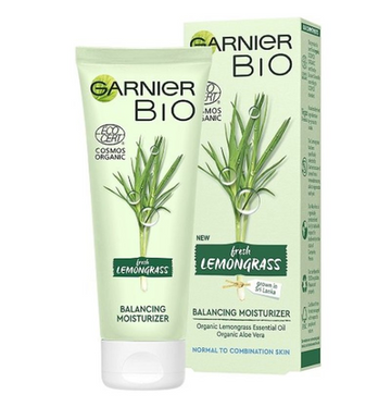 Garnier BIO Lemongrass Balancing Moisturizer for Face 50 Ml Hydrates the Skin