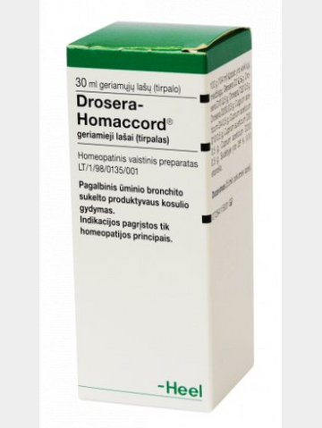 Drosera-Homaccord Homeopathic oral cough drops, 30 ml