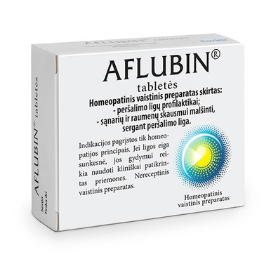 Aflubin Homeopathic tablets for colds, 48