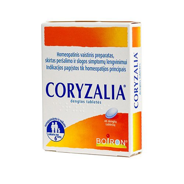 2x 40 Tabs Coryzalia Homeopathic tablets for colds and flu