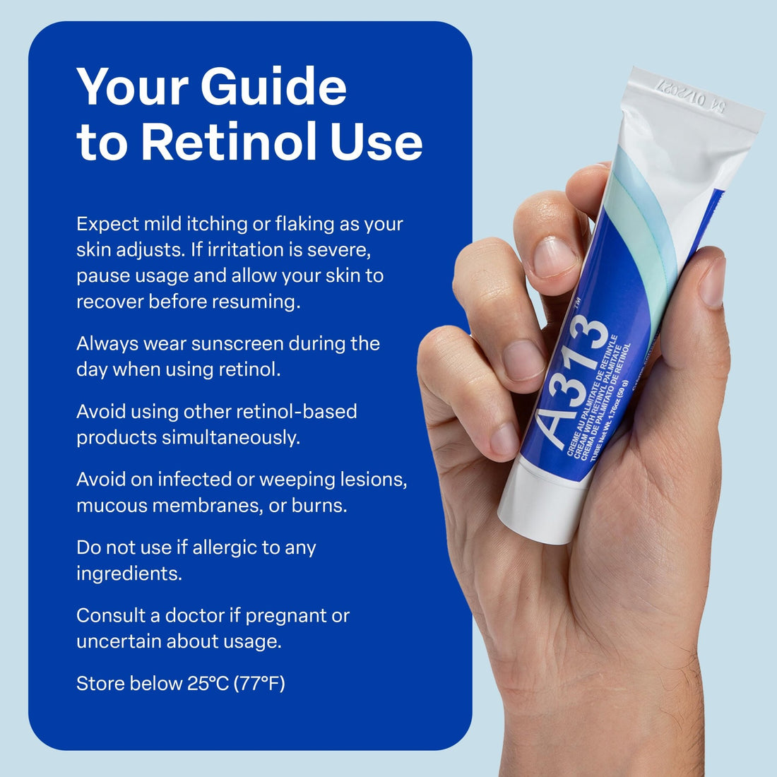 A313 French Pharmacy Vitamin A (Retinoids) Lightweight Face Cream for Anti-Aging, Reduce Wrinkles, Prevents Acne Breakouts - OzHealthStandard