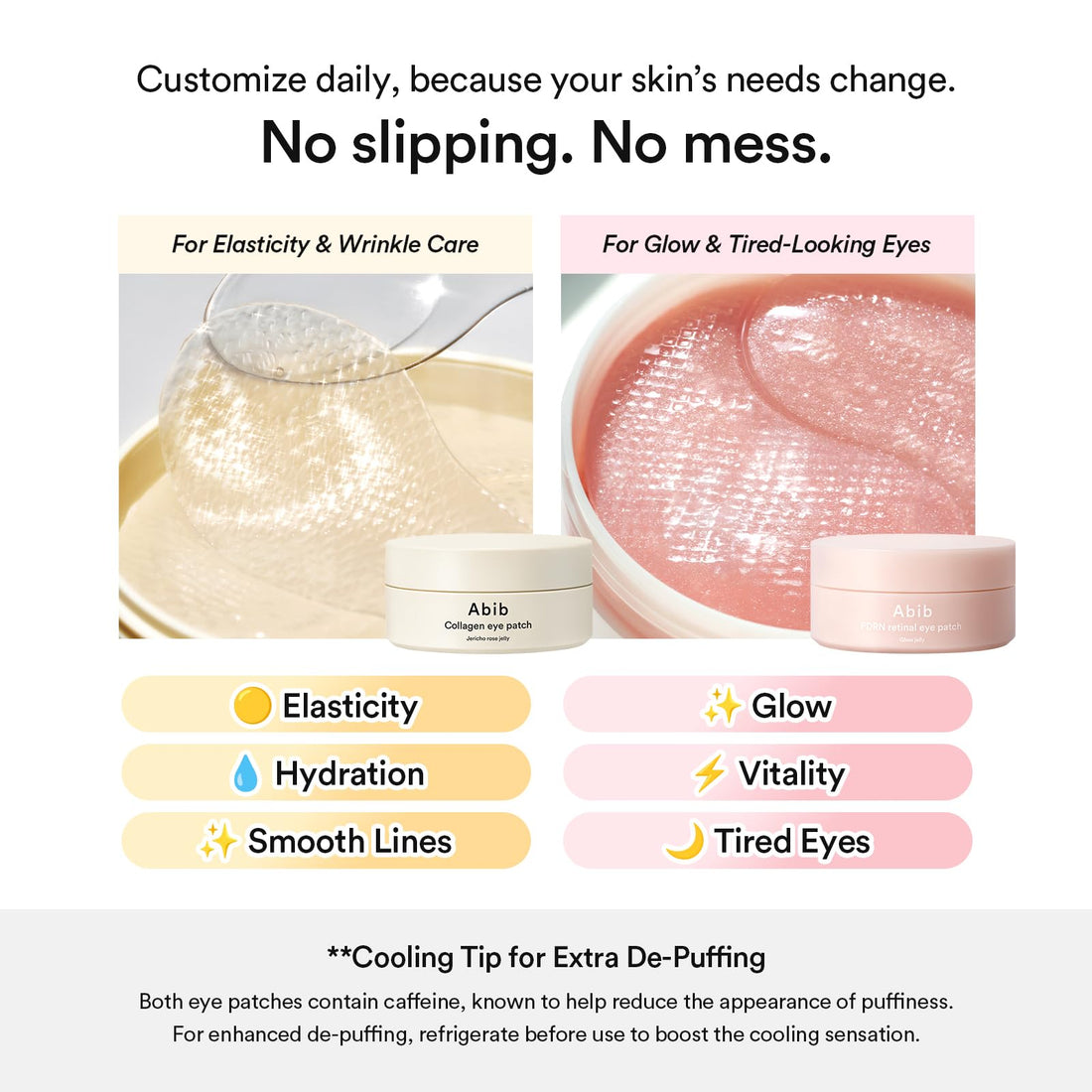 Abib Collagen Peptide Eye Patches for Wrinkles & Fine Line with Jericho Rose Jelly, 60 Count, Korean Skin Care - OzHealthStandard