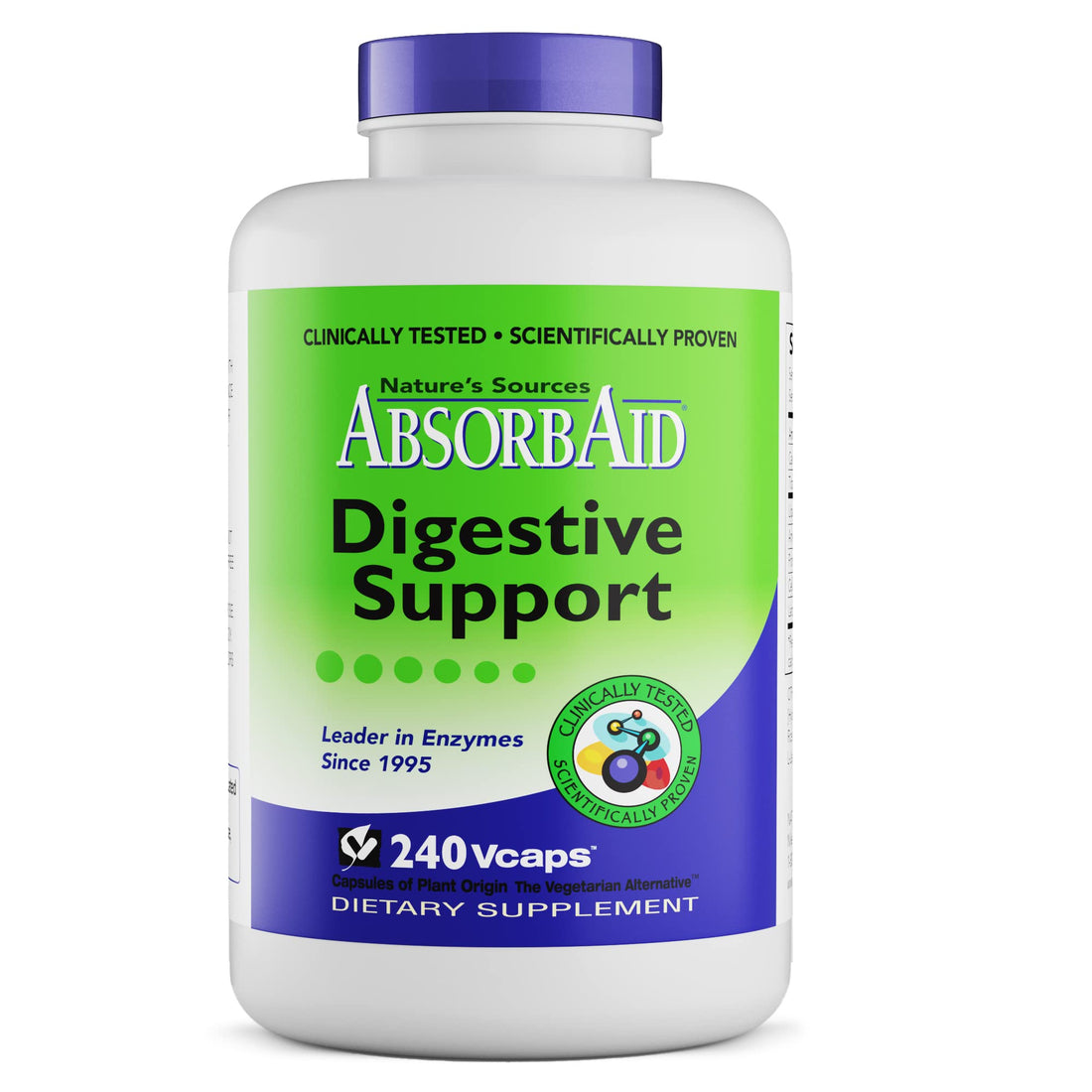 AbsorbAid Digestive Enzymes 240 vCaps, Proven to Increase Vital Nutrient Absorption by up to 71% - OzHealthStandard