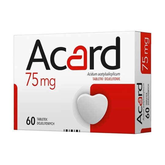 ACARD 75 MG, 60 Tabs - Heart Protection - OzHealthStandard