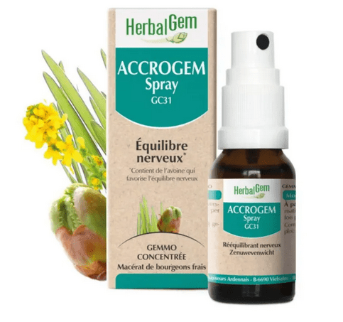 Accrogem équilibre nerveux GC31 Accoutumances Spray 10 ml HERBALGEM - OzHealthStandard