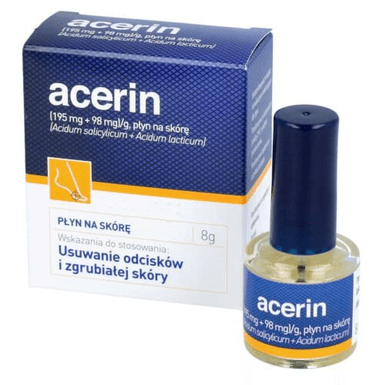 ACERIN - Liquid for corns and thickened skin 8g - OzHealthStandard