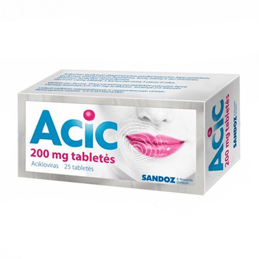 Acic 200mg tablets N25 - Treatment of cold sores - OzHealthStandard