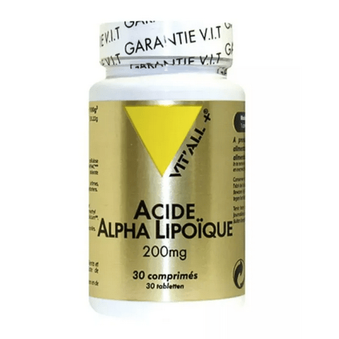 Acide alpha lipoïque 200 mg Forme R 30 comprimés VIT'ALL+ - OzHealthStandard