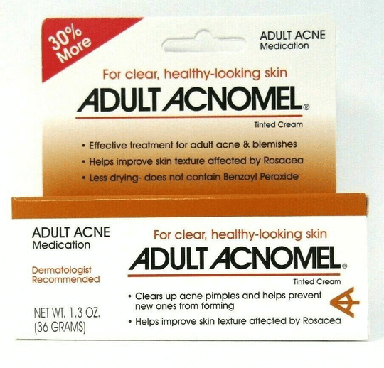 Acnomel Adult Acne Medication Cream - 1.3 oz - OzHealthStandard