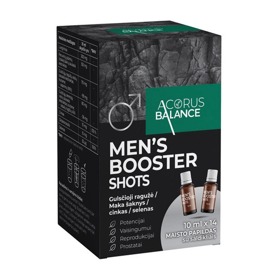 ACORUS BALANCE MEN'S BOOSTER SHOTS, oral solution, 10ml, N14 - OzHealthStandard