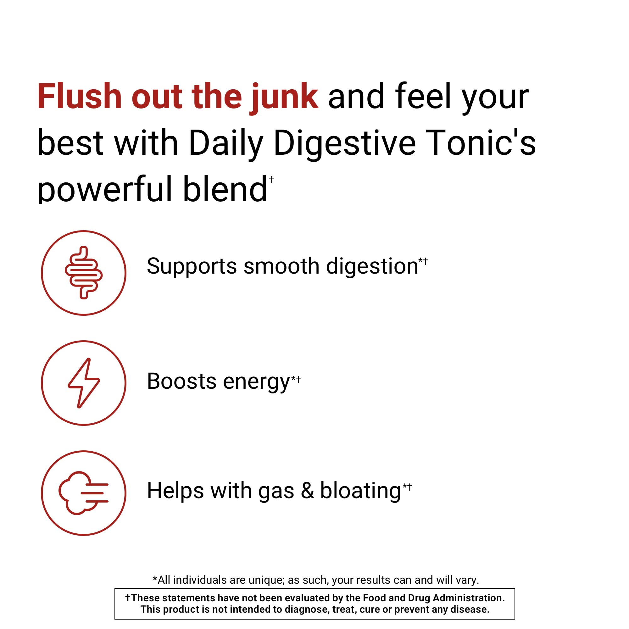 ACTIVATEDYOU Daily Digestive Tonic Kombucha - Support Healthy Digestion & Youthful, Long-Lasting Energy- Prebiotic Fiber, Probiotics, Postbiotics, Vitamin C, Berry Lemonade Flavor (30 Servings) - OzHealthStandard