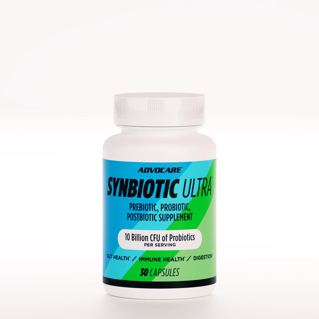 AdvoCare Synbiotic Ultra - Digestive & Gut Health Supplement - Offers Immune Support* - Includes Prebiotics, Probiotics & Postbiotics - 30 Capsules - OzHealthStandard